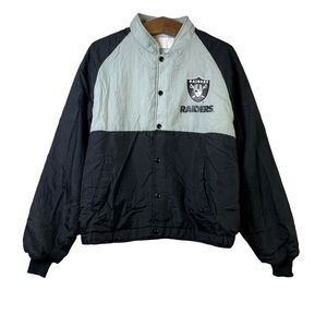 Vintage Swingster Fiberglas NFL Los Angeles Raiders Jacket Size Large RARE